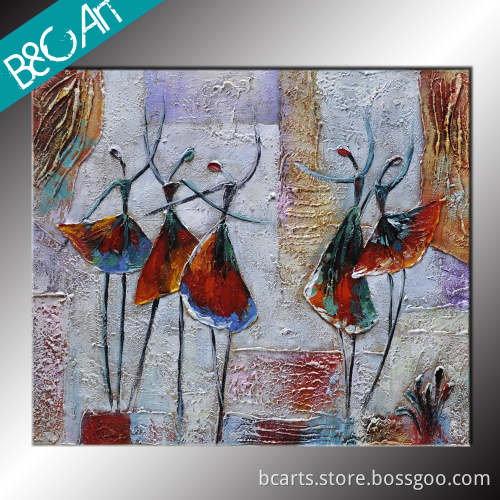 high quality Best Seller Beautiful dancing girl oil painting